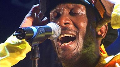 Jamaican reggae legend Jimmy Cliff performing at the Heineken Regatta