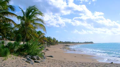 Plum Bay, one of the few unspoilt beaches left on the entire island